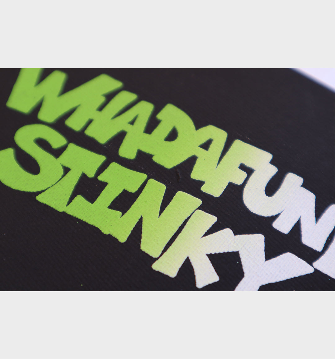 WHADAFUNK x STINKY Collab T-Shirt + Socks + Silkscreen Print Set