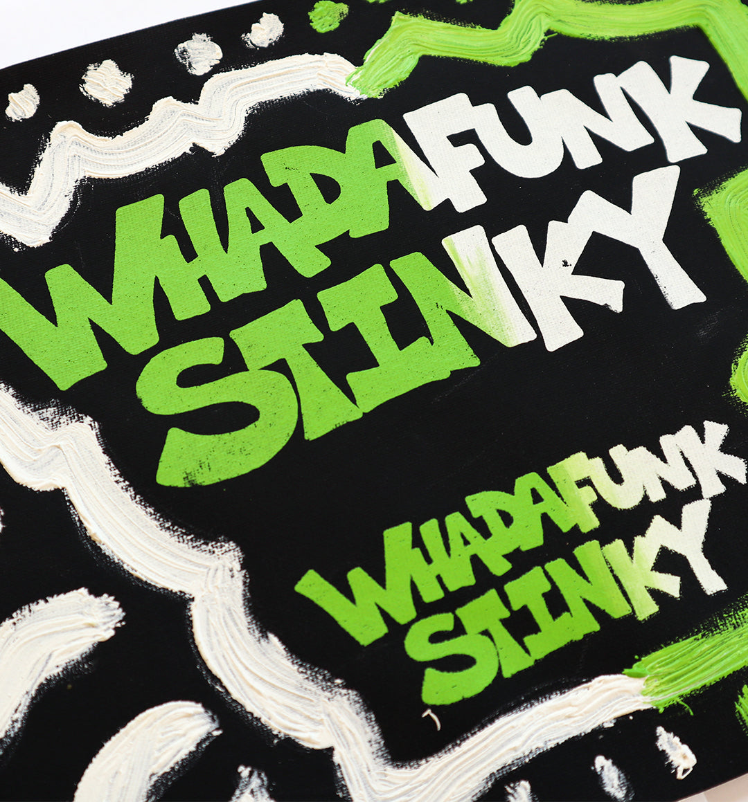 WHADAFUNK x STINKY Collab T-Shirt + Socks + Silkscreen Print Set