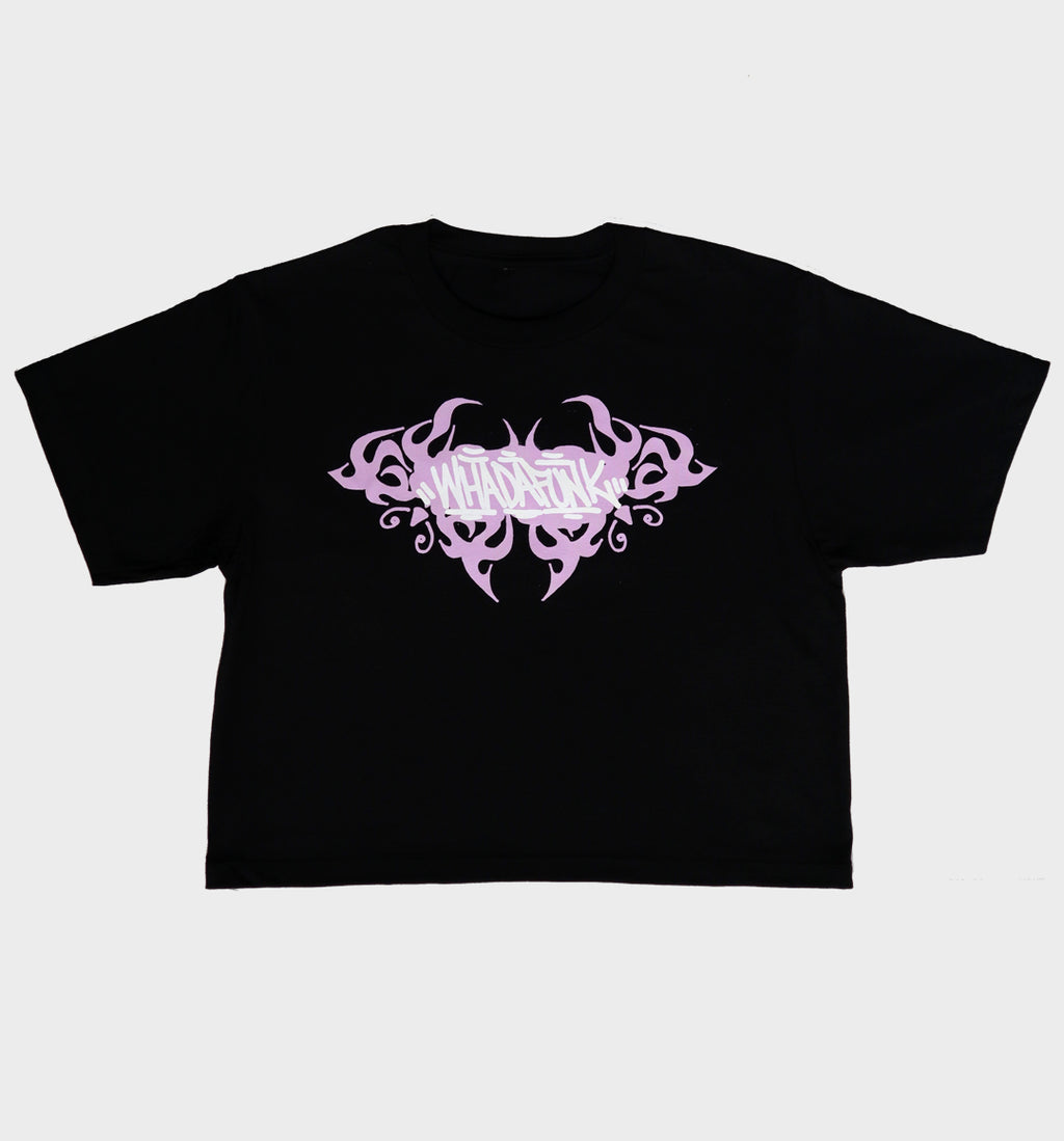WHADAFUNK Pink Tribal Butterfly Womens Matching Set