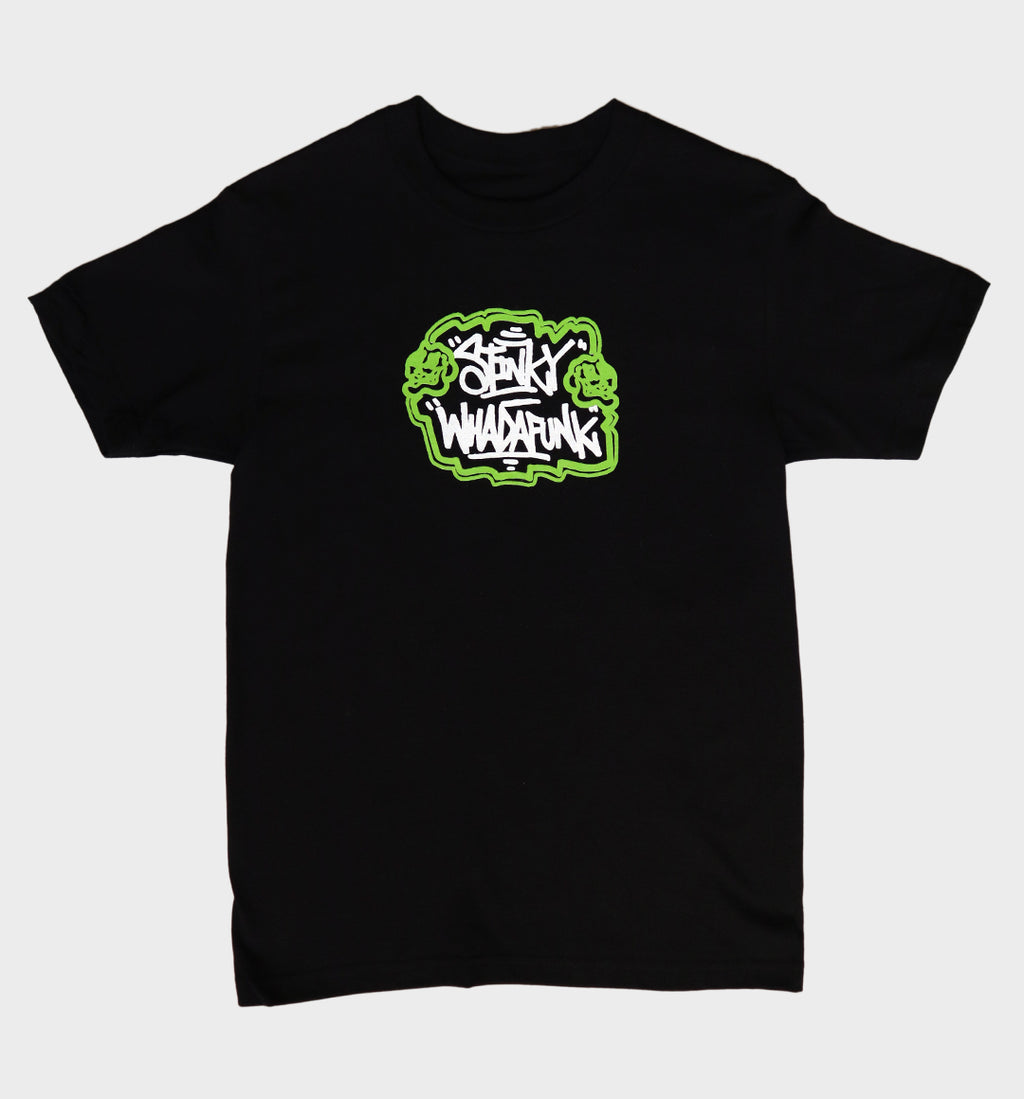 WHADAFUNK x STINKY Collab T-Shirt + Socks + Silkscreen Print Set