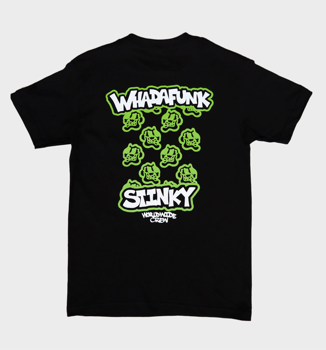 WHADAFUNK x STINKY Collab T-Shirt + Socks + Silkscreen Print Set