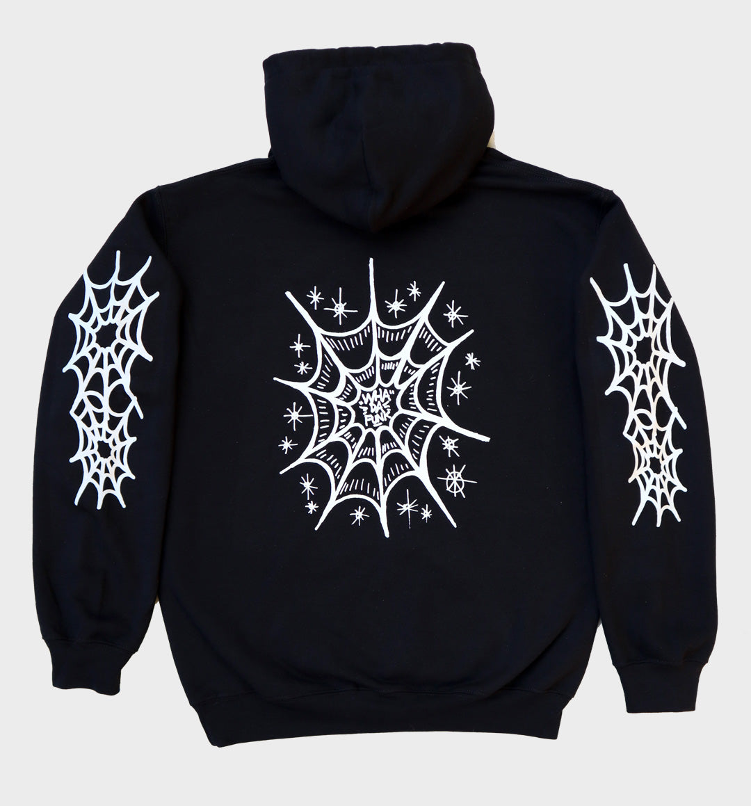 WHADAFUNK SPIDERWEB HOODIE