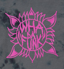 Load image into Gallery viewer, WHADAFUNK PINK FLOWER TIE DYE HOODIE BACK DETAILS
