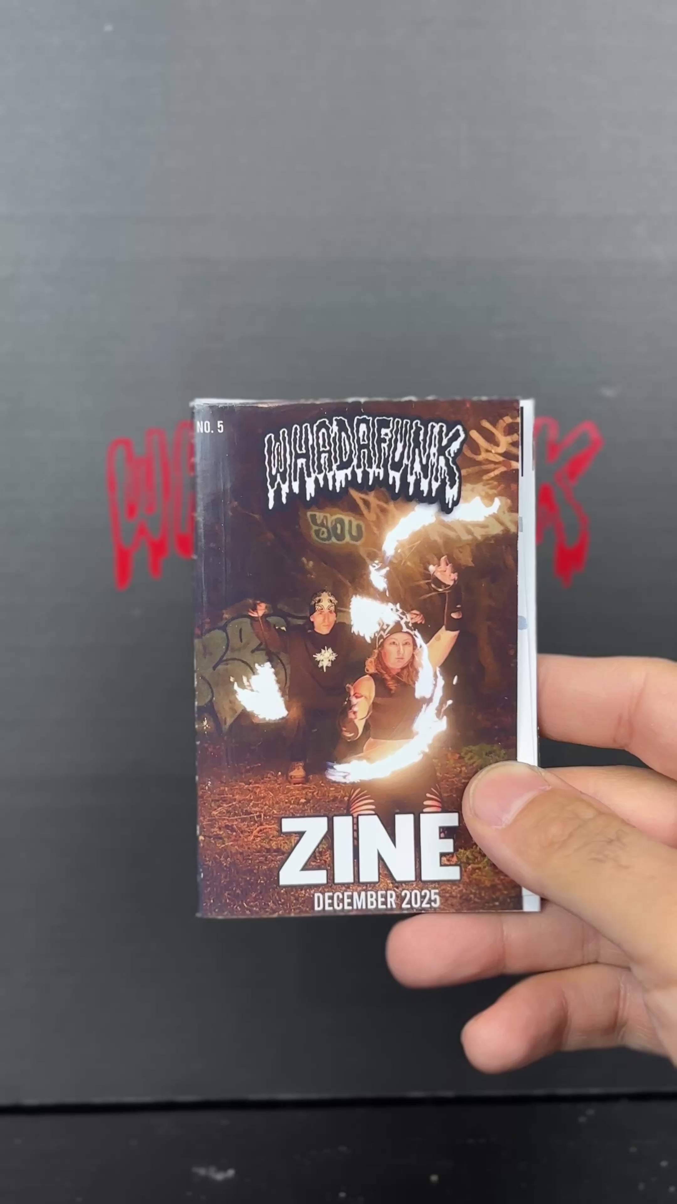 WHADAFUNK DECEMBER 2025 Zine + Sticker – Limited Edition (FREE SHIPPING)