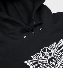 Load image into Gallery viewer, whadafunk skull butterfly hoodie punk studs
