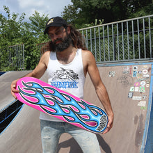 Load image into Gallery viewer, Neon Flames Skateboard
