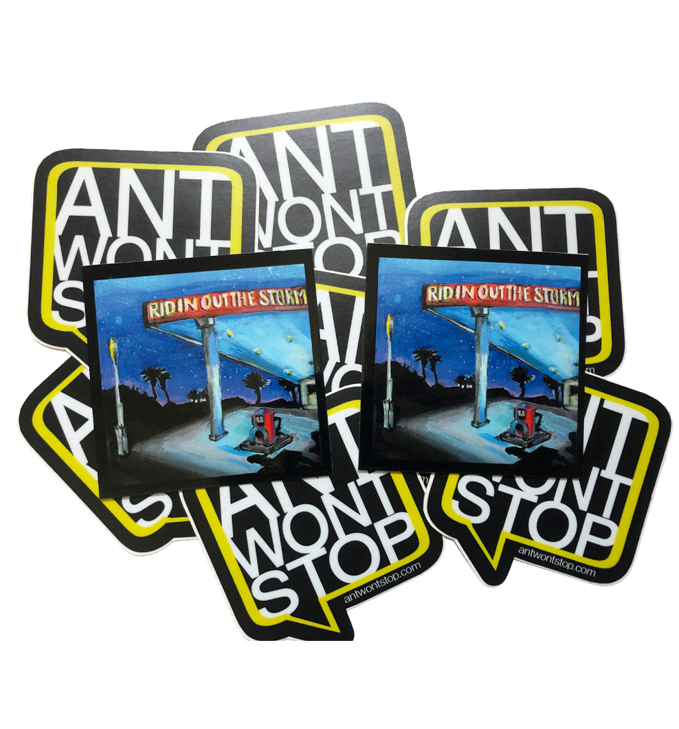 ANTWONTSTOP STICKER / CD COMBO PACK