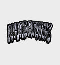 WHADAFUNK Drippy Funk Patch with bold dripping graphic design for customizing jackets and bags.