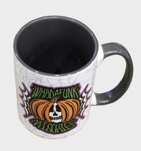 Load image into Gallery viewer, WHADAFUNK Halloween Mischief Coffee Mug inside
