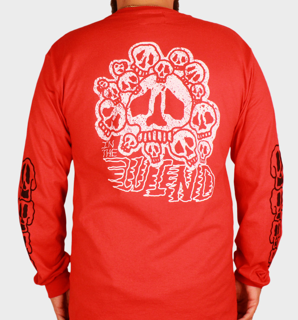 Whadafunk Pile Of Skulls Long Sleeve
