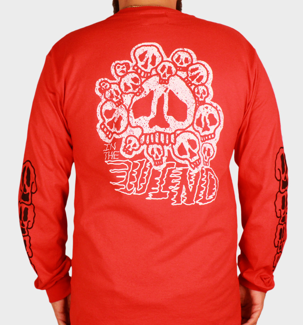 Whadafunk Pile Of Skulls Long Sleeve