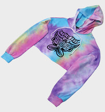 Load image into Gallery viewer, Tie Dye Butterfly Crop Top
