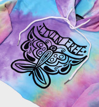 Load image into Gallery viewer, Tie Dye Butterfly Crop Top
