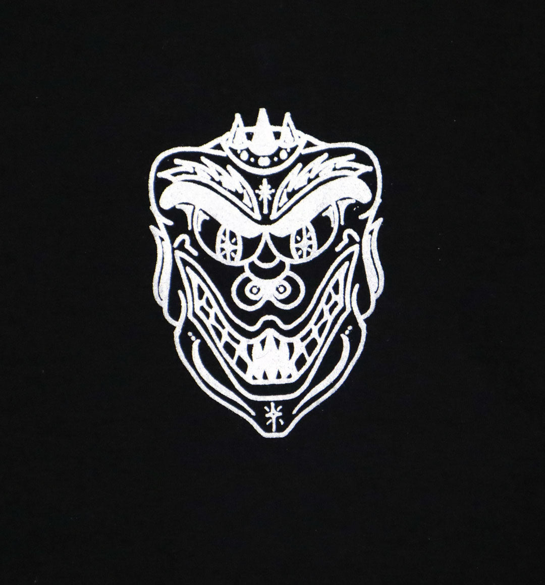 WHADAFUNK Loyalty Black Long Sleeve Shirt with bold graphic streetwear design.