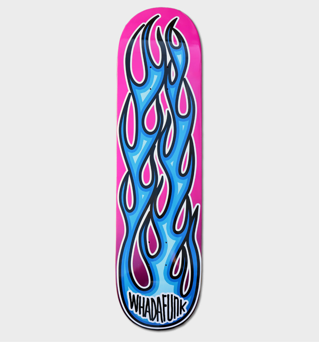 Neon Flames Skateboard