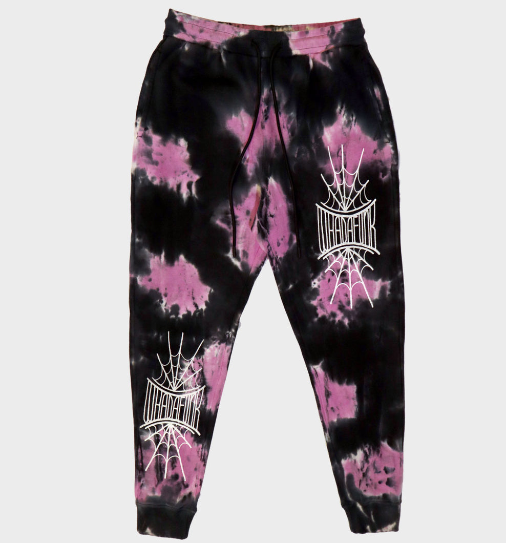 SPIDERWEB TIE DYE JOGGER SWEATPANTS