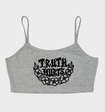 Load image into Gallery viewer, TRUTH HURTS PETITE CAMI CROP TOP
