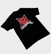 Load image into Gallery viewer, WHADAFUNK Unexpected Rose T-Shirt Angled Photo Details
