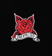 Load image into Gallery viewer, WHADAFUNK Unexpected Rose T-Shirt Front Details
