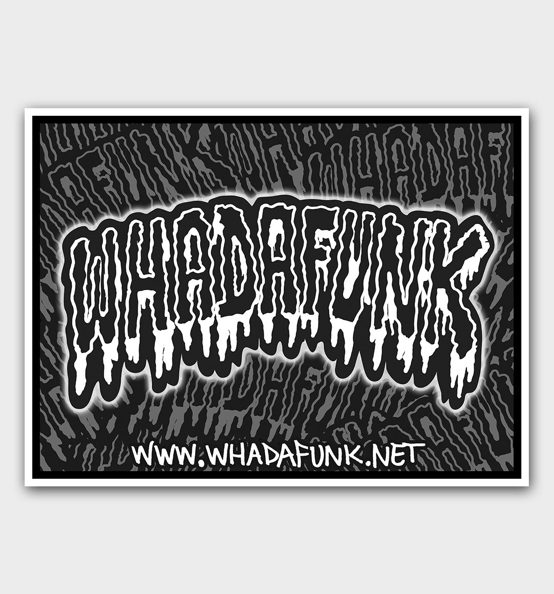 WHADAFUNK Poster featuring bold and iconic artwork for wall decor and creative spaces.