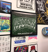 Load image into Gallery viewer, WHADAFUNK Poster featuring bold and iconic artwork for wall decor and creative spaces.
