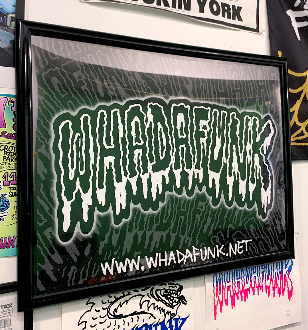 WHADAFUNK Poster featuring bold and iconic artwork for wall decor and creative spaces.