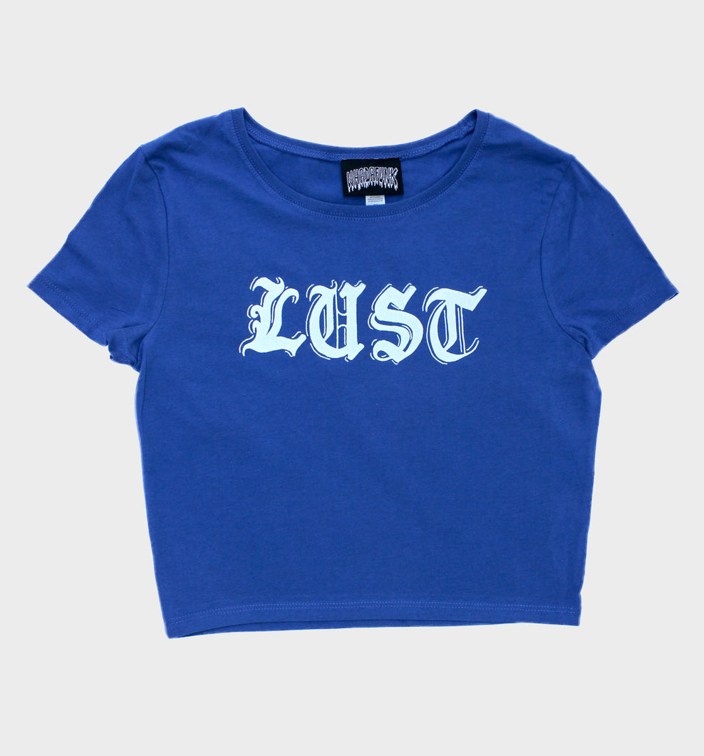 Whadafunk Lust Crop Top Tee