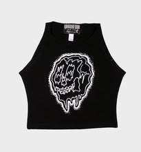 Load image into Gallery viewer, Whadafunk Drippy Skull Crop Top
