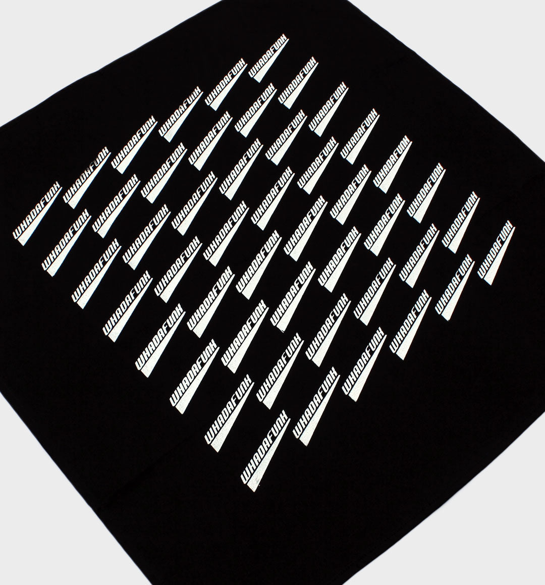 WHADAFUNK Timeless Bandanna featuring bold streetwear design, perfect for versatile styling.